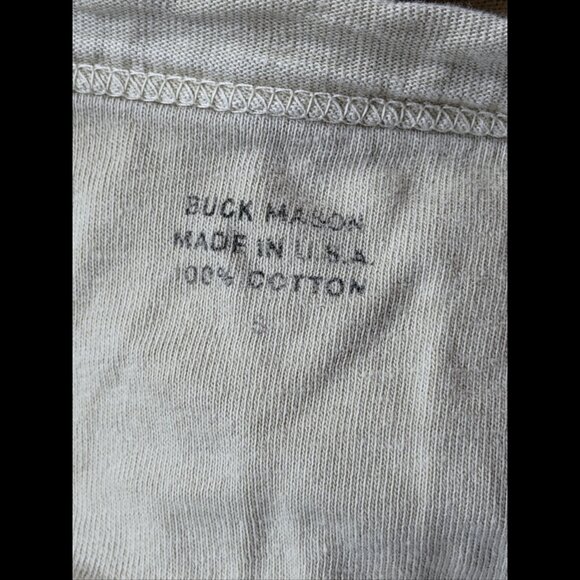 Buck Mason T Shirt Small Mens Beige Heather Short Sleeve Tee - Picture 7 of 7